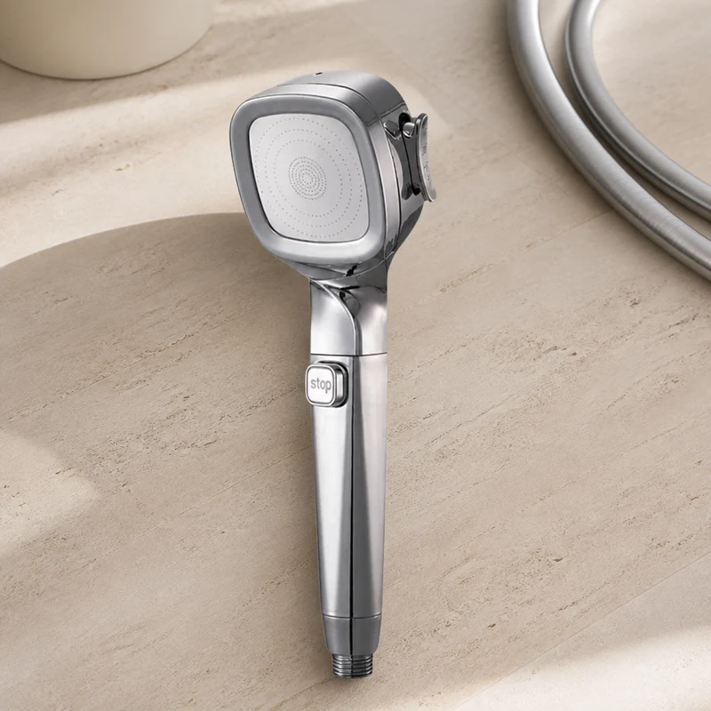 Pommeau de douche carré quatre modes