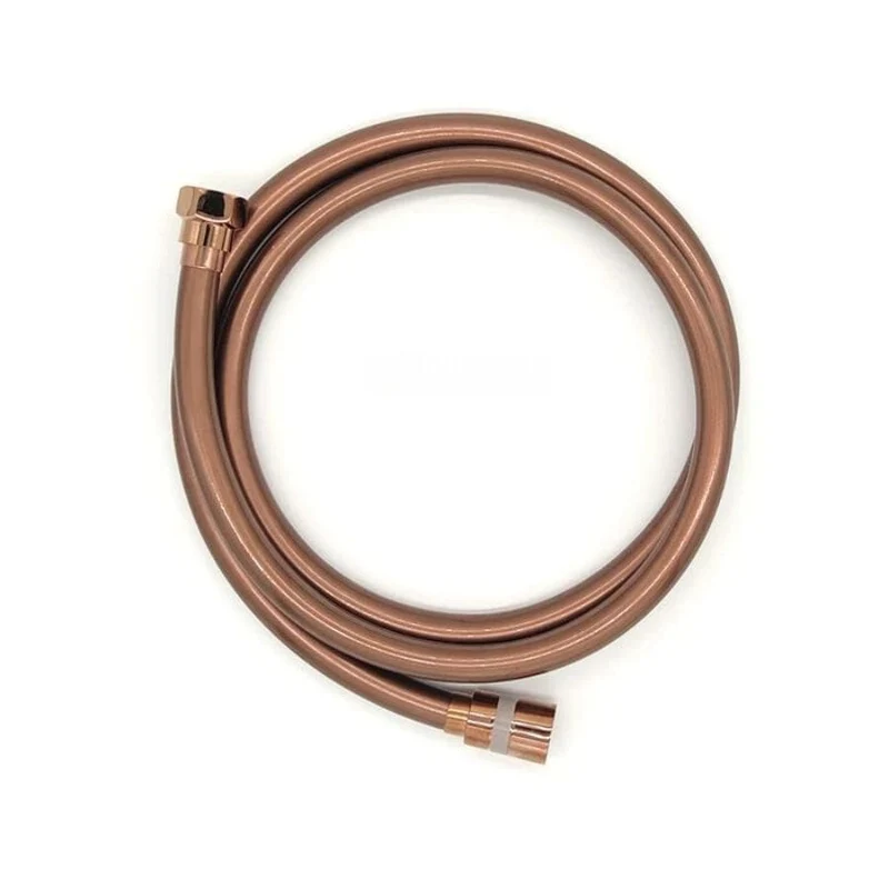 Flexible de douche en PVC rose gold