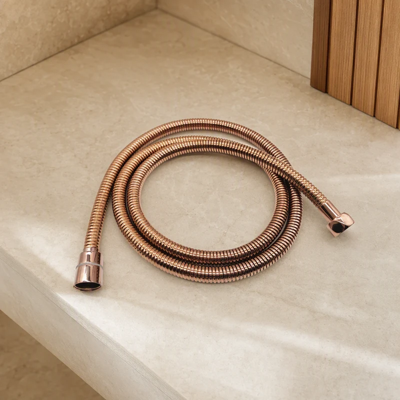 Flexible de douche rose gold