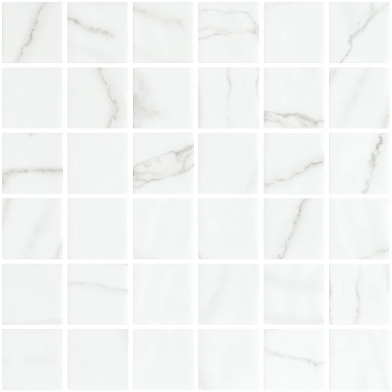 Mosaïque Antidérapante - Penta Ecostones Venato white matte