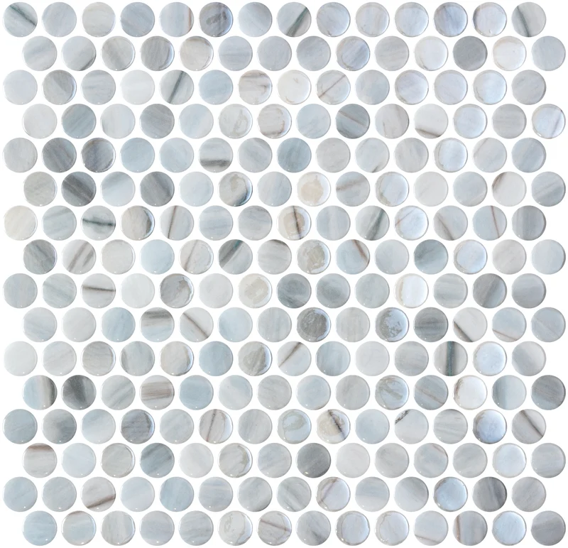 Mosaïque Ronde Penny Vanguard Iridis - Cassian iridis