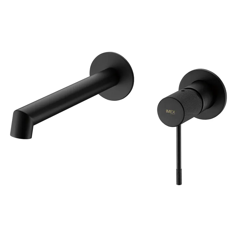 Mitigeur Encastrable de Lavabo - Line Noir Mat