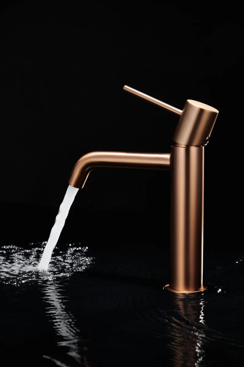 Mitigeur de Lavabo - Monza Or Rose Brossé