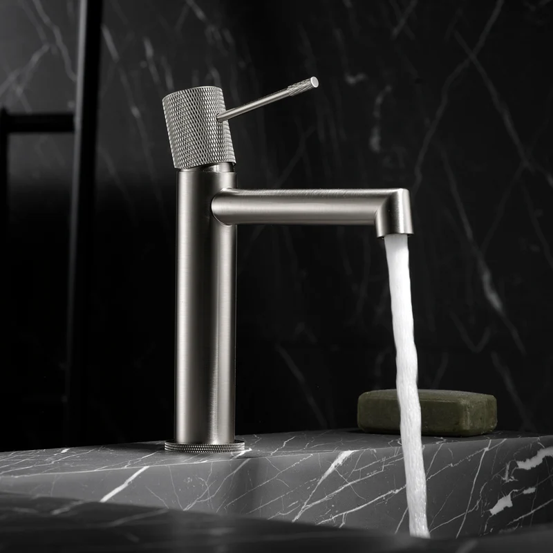 Mitigeur de Lavabo - Line Nickel Brossé