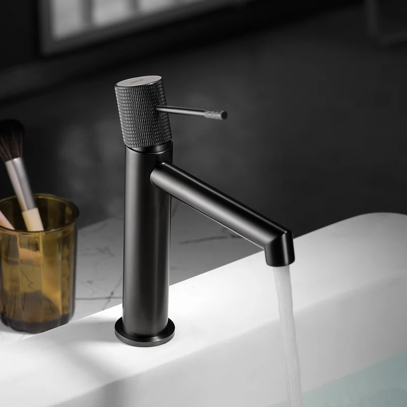 Mitigeur de Lavabo - Line Black Gun Metal