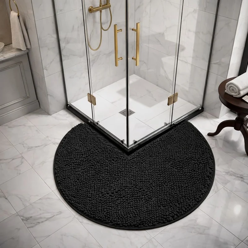 Tapis de Douche Angle – Ajustement Parfait et Sécurité
