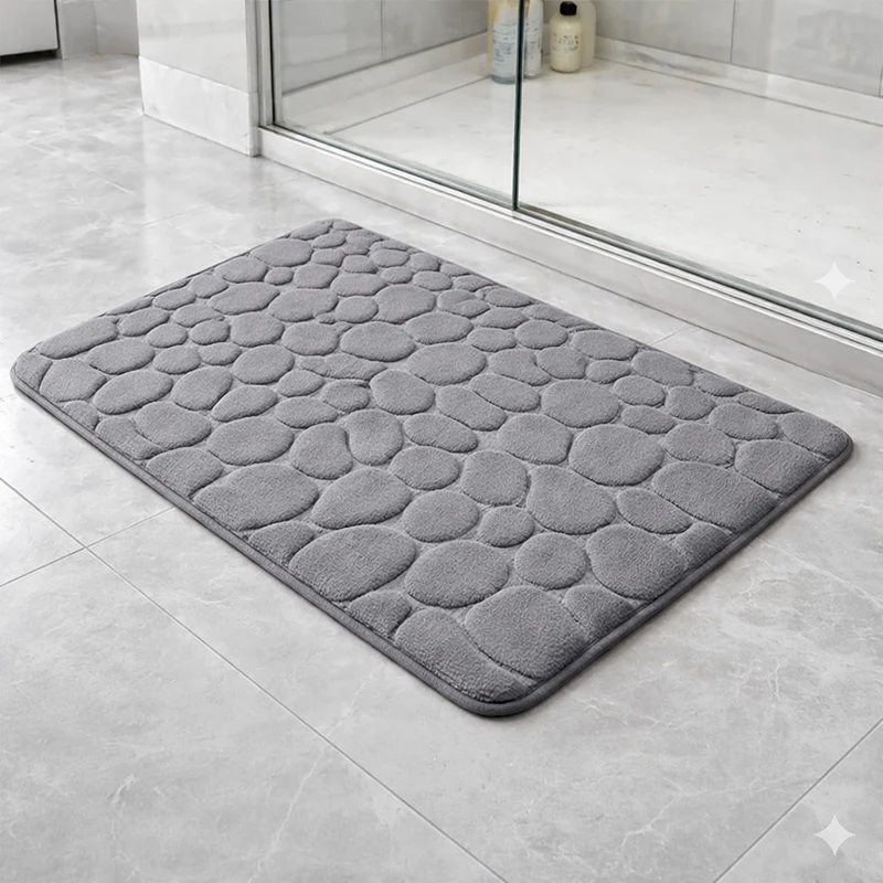 Tapis Sortie de Bain Absorbant – Design Moderne et Antidérapant