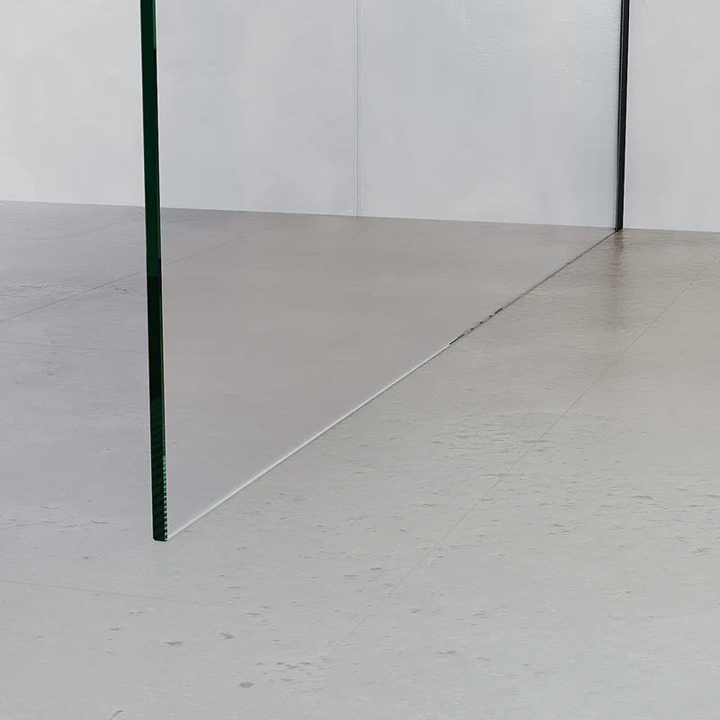 Paroi de douche à l'italienne , sécurité trempé de 10 mm d'épaisseur, taille 80/90cm, hauteur 200cm