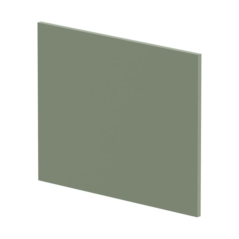Hudson Reed Bath Panels Shower Bath End Panel (700mm) Contemp Satin Green MDF Painted Matt 540x680x18mm