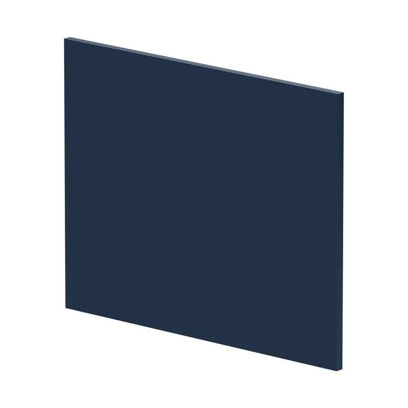 Hudson Reed Bath Panels Square Shower Bath End Panel Contemp Midnight Blue MDF Painted Matt 540x680x18mm