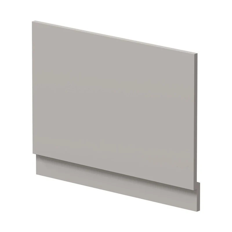 Hudson Reed Bath Panels 750mm Bath End Panel Contemp Pebble Grey MFC Smooth Matt 560x730x36mm