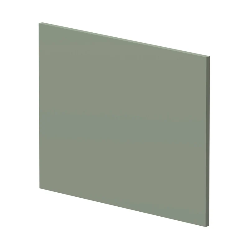 Hudson Reed Bath Panels Square Shower Bath End Panel Contemp Fern Green MFC Smooth Matt 540x680x18mm