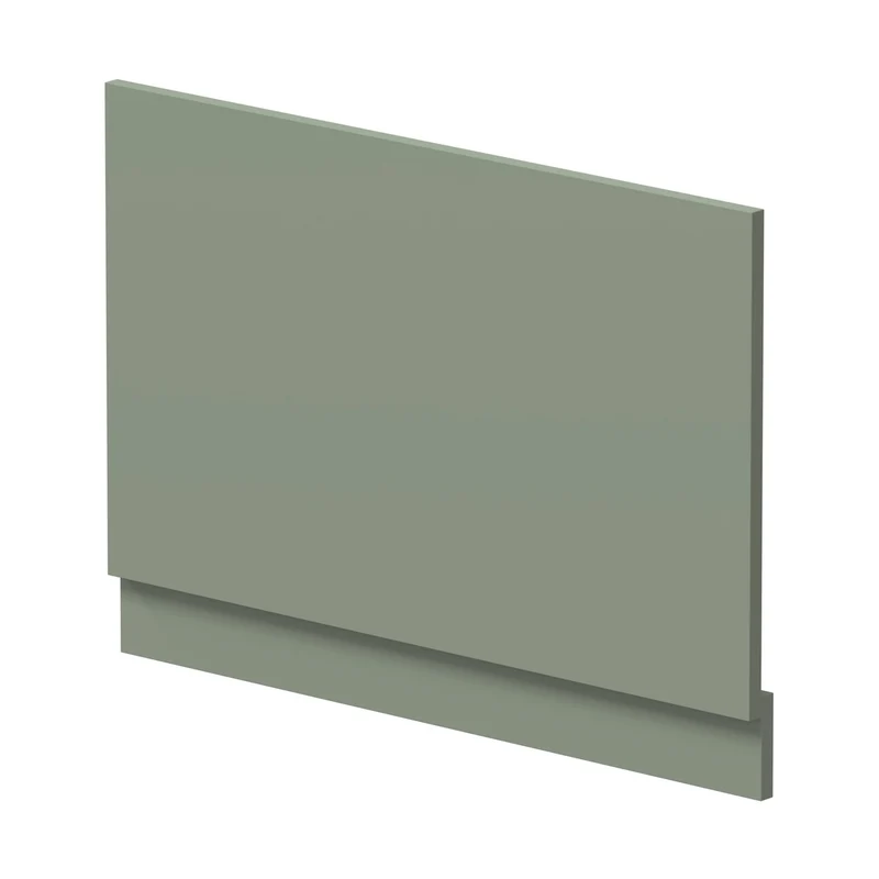 Hudson Reed Bath Panels 800mm Bath End Panel Contemp Fern Green MFC Smooth Matt 560x780x36mm
