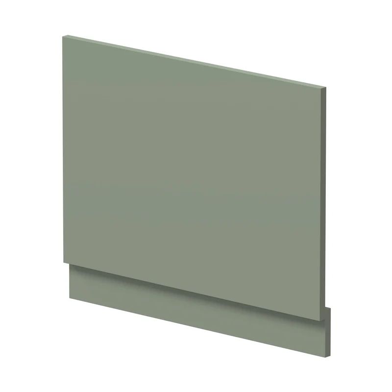 Hudson Reed Bath Panels 700mm Bath End Panel Contemp Fern Green MFC Smooth Matt 560x680x36mm