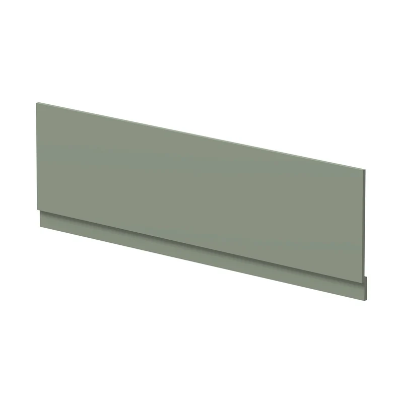 Hudson Reed Bath Panels 1800mm Bath Front Panel Contemp Fern Green MFC Smooth Matt 580x1795x36mm