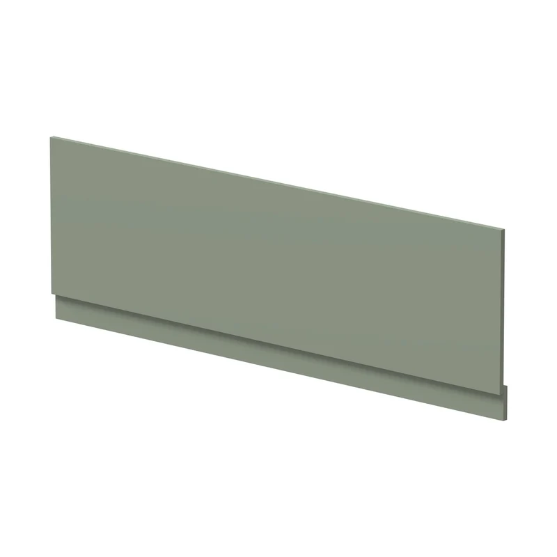 Hudson Reed Bath Panels 1700mm Bath Front Panel Contemp Fern Green MFC Smooth Matt 560x1695x36mm