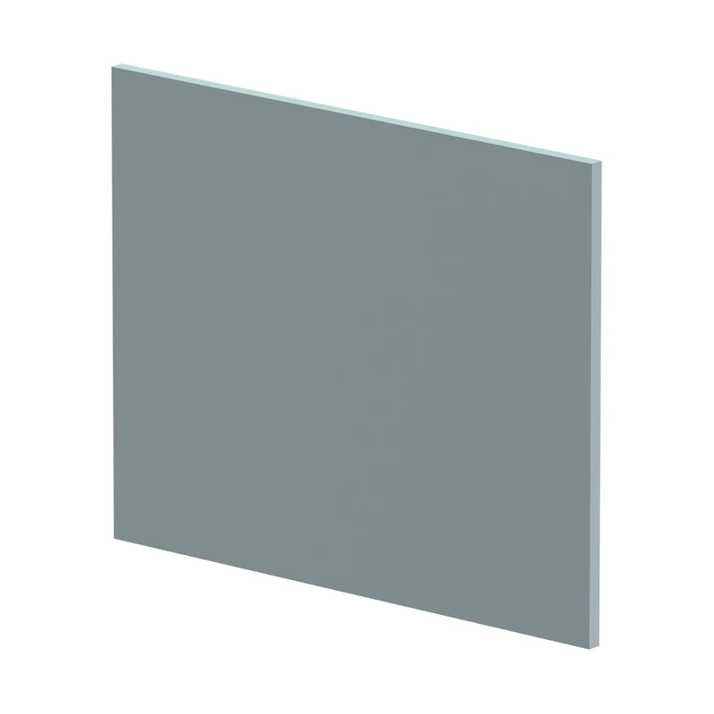 Hudson Reed Bath Panels 700mm Shower Bath End Panel Contemp Coastal Grey MFC Smooth Matt 540x680x18mm