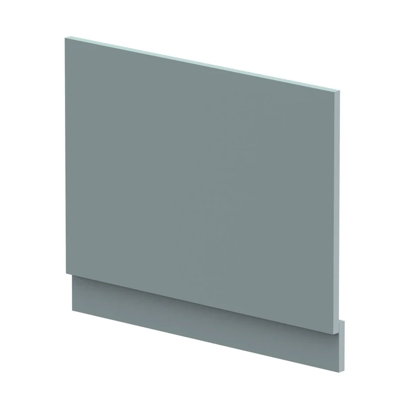 Hudson Reed Bath Panels 700mm Bath End Panel & Plinth Contemp Coastal Grey MFC Smooth Matt 560x680x36mm