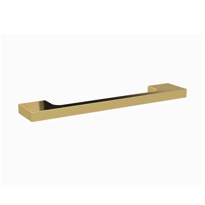 Hudson Reed Handles 150mm Slim Line D Handle Contemp Brushed Brass Brass 150x20x30mm