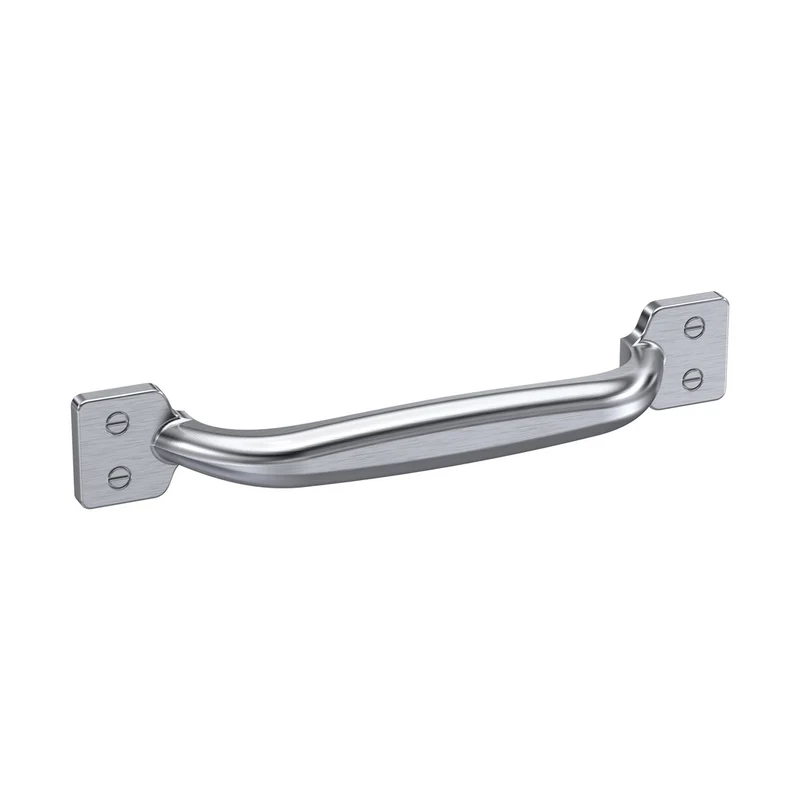 Hudson Reed Handles Strap Handle 96mm Contemp Satin Nickel Brass 126x19x23mm