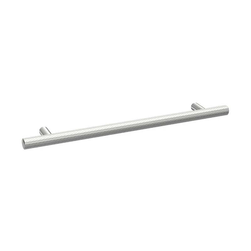 Hudson Reed Handles Knurled Bar Handle 192mm Contemp Chrome Brass 252x12x32mm