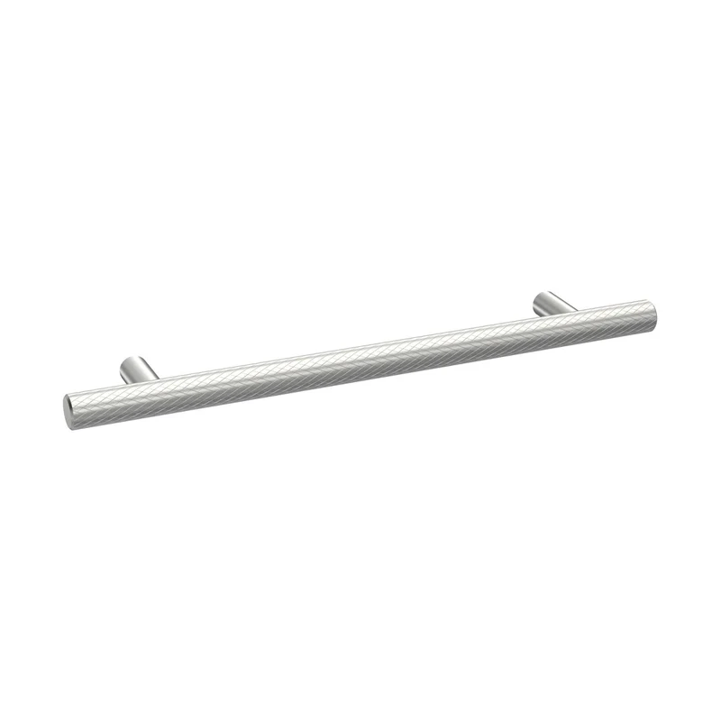 Hudson Reed Handles Knurled Bar Handle 160mm Contemp Chrome Brass 220x12x32mm