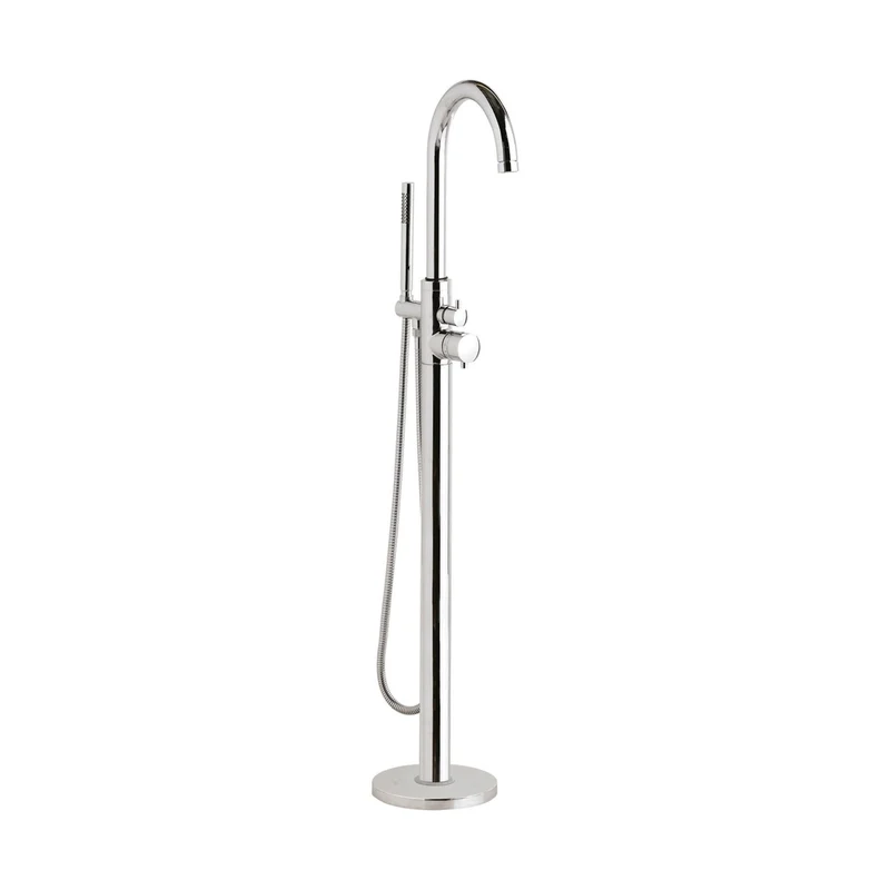 Hudson Reed Bath Shower Mixers Floor Standing Bath Shower Mixer Contemp Chrome Brass,plastic 1248x200x330mm