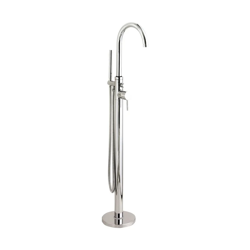 Hudson Reed Bath Shower Mixers Tec Floor Standing Bath Shower Mixer Contemp Chrome Brass,plastic 1200x200x345mm