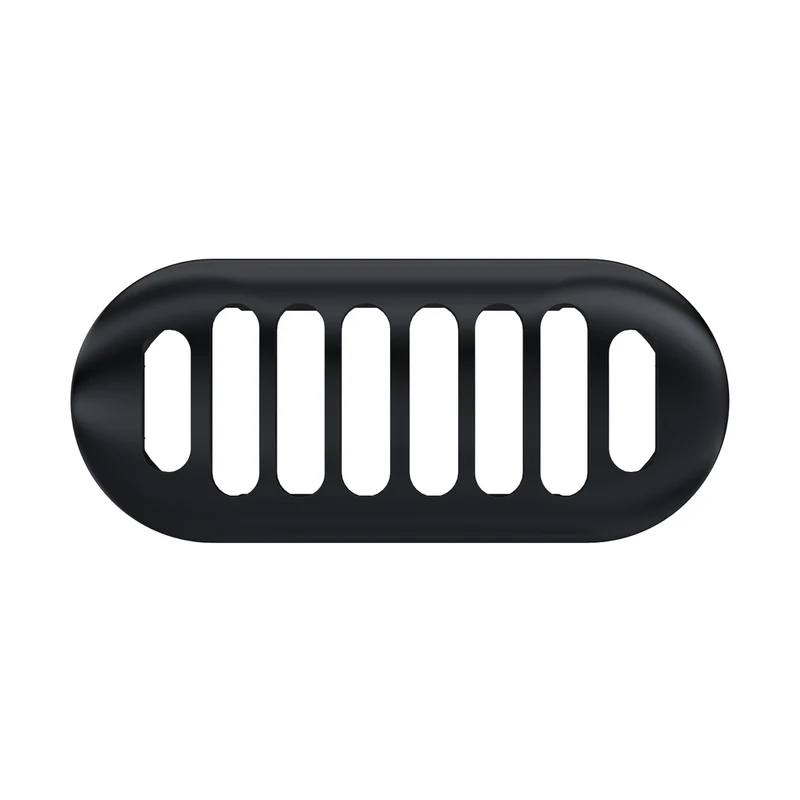 Hudson Reed Basin Accessories Chancery Black Overflow Cover Contemp Brass Abs 26x50x10mm