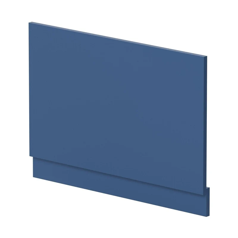 Hudson Reed Urban 800mm Bath End Panel Contemp Satin Blue MDF Painted Matt 560x780x36mm