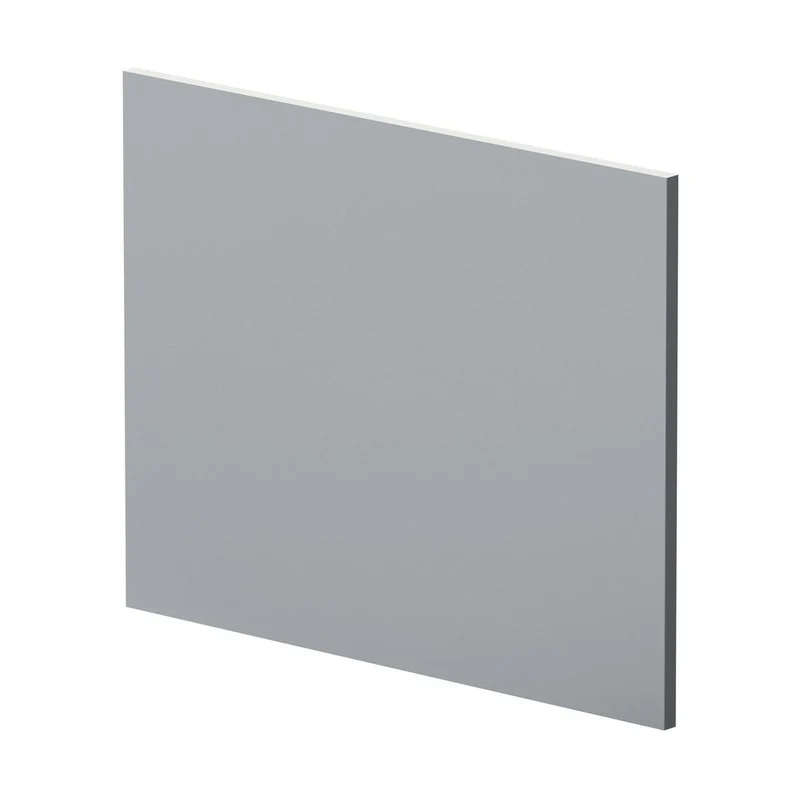 Hudson Reed Urban 700mm Square Shower Bath End Panel Contemp Satin Grey MDF Painted Matt 540x680x18mm