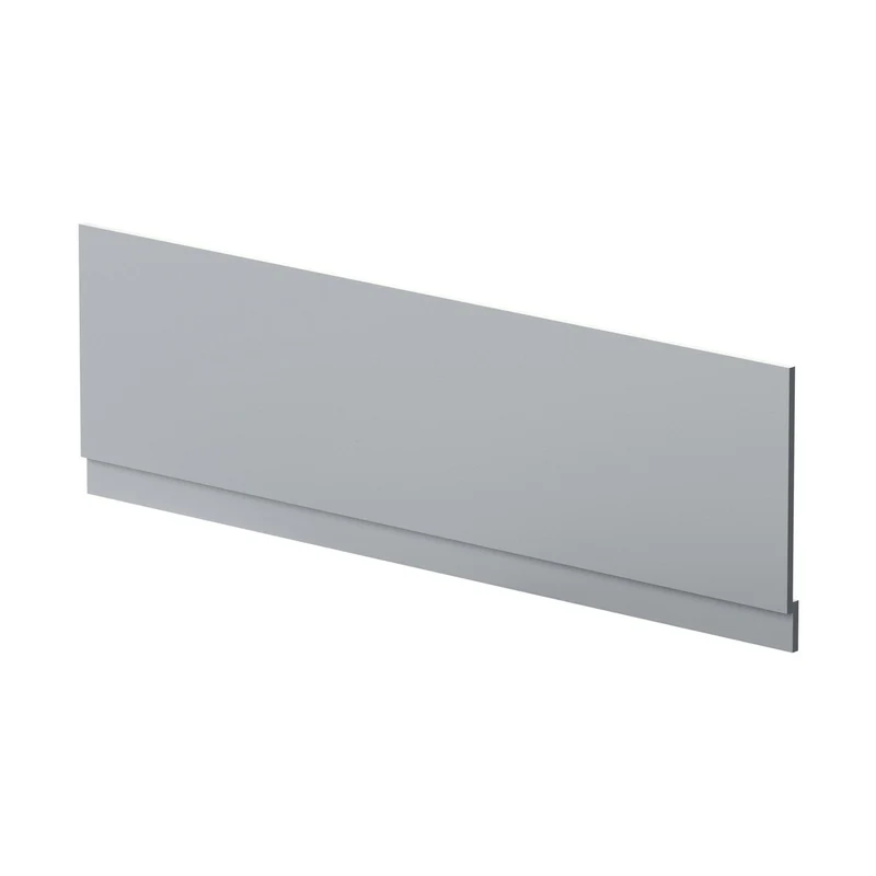 Hudson Reed Urban 1800mm Bath Front Panel Contemp Satin Grey MDF Painted Matt 560x1795x36mm