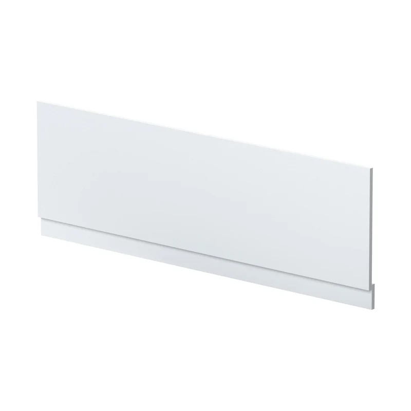 Hudson Reed Urban 1700mm Bath Front Panel Contemp Satin White MDF Painted Matt 560x1695x36mm