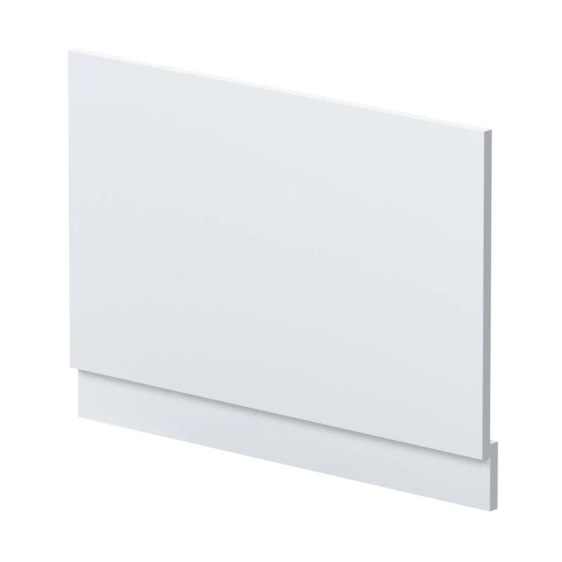 Hudson Reed Urban 800mm Bath End Panel Contemp Satin White MDF Painted Matt 560x780x36mm