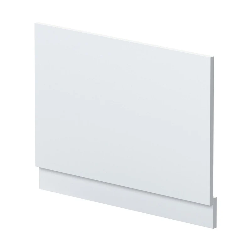 Hudson Reed Urban 750mm Bath End Panel Contemp Satin White MDF Painted Matt 560x730x36mm