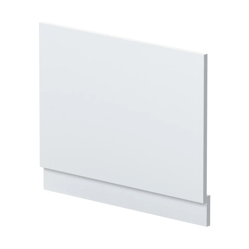 Hudson Reed Urban 700mm Bath End Panel Contemp Satin White MDF Painted Matt 560x680x36mm