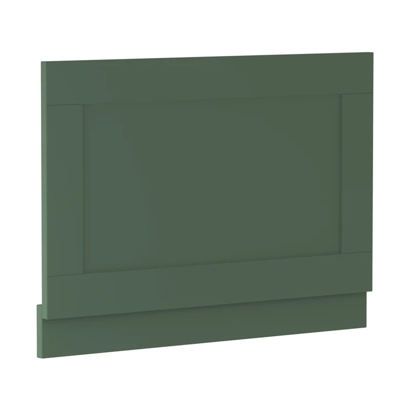 Hudson Reed Old London 800mm End Panel Trad Hunter Green MDF Vinyl Textured Woodgrain 560x780x36mm