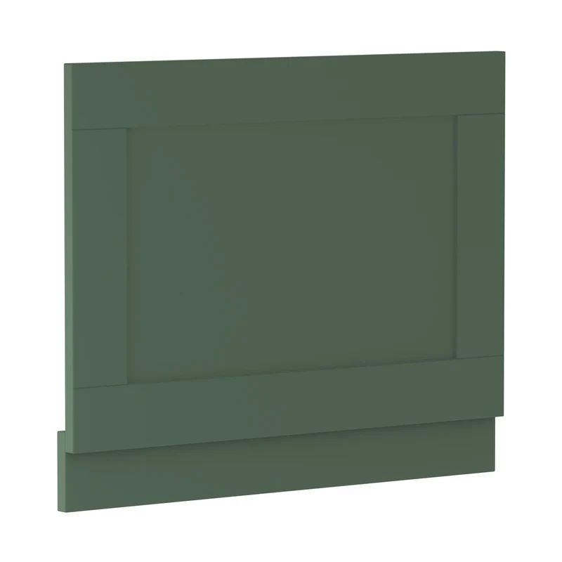 Hudson Reed Old London 700mm End Panel Trad Hunter Green MDF Vinyl Textured Woodgrain 560x680x36mm