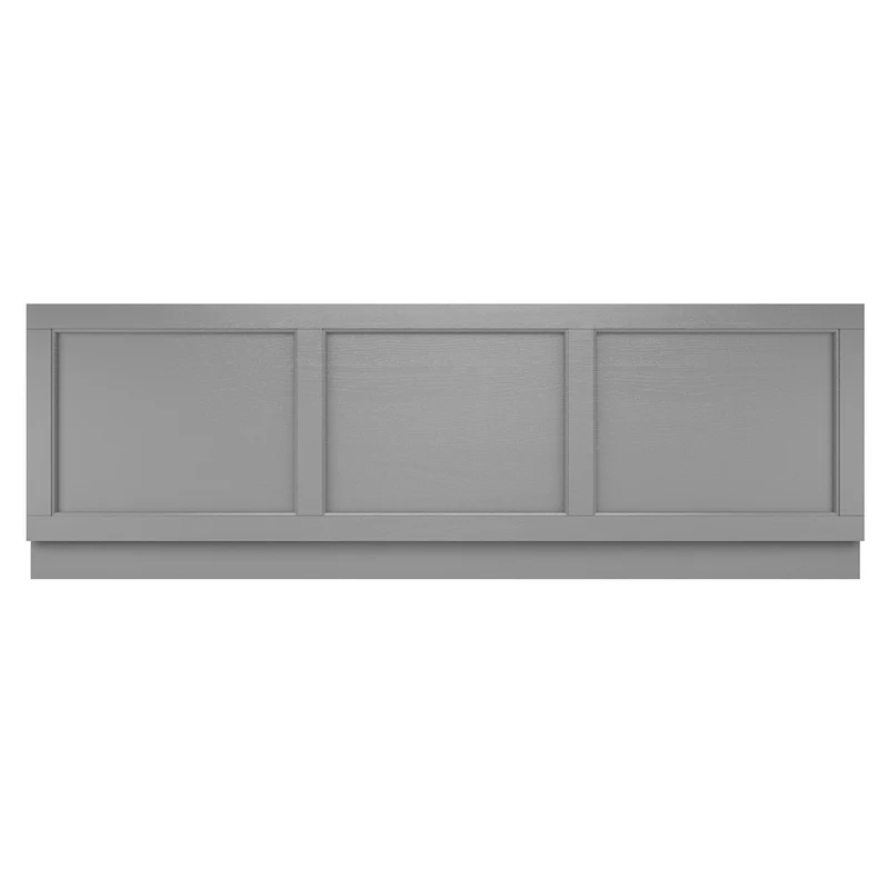 Hudson Reed Old London 1700mm Front Panel Trad Storm Grey MDF Vinyl Textured Woodgrain 560x1695x36mm