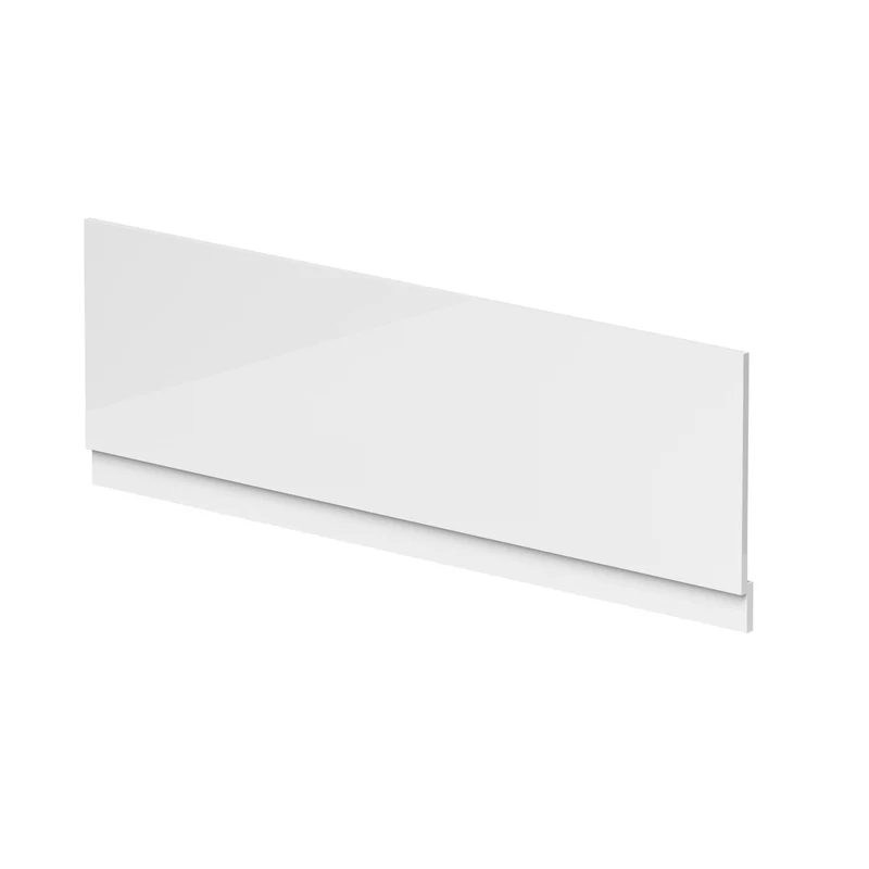 Hudson Reed Bath Panels Straight Front Panel & Plinth (1700 X 560mm) Contemp Gloss White MDF Painted Gloss 560x1695x36mm