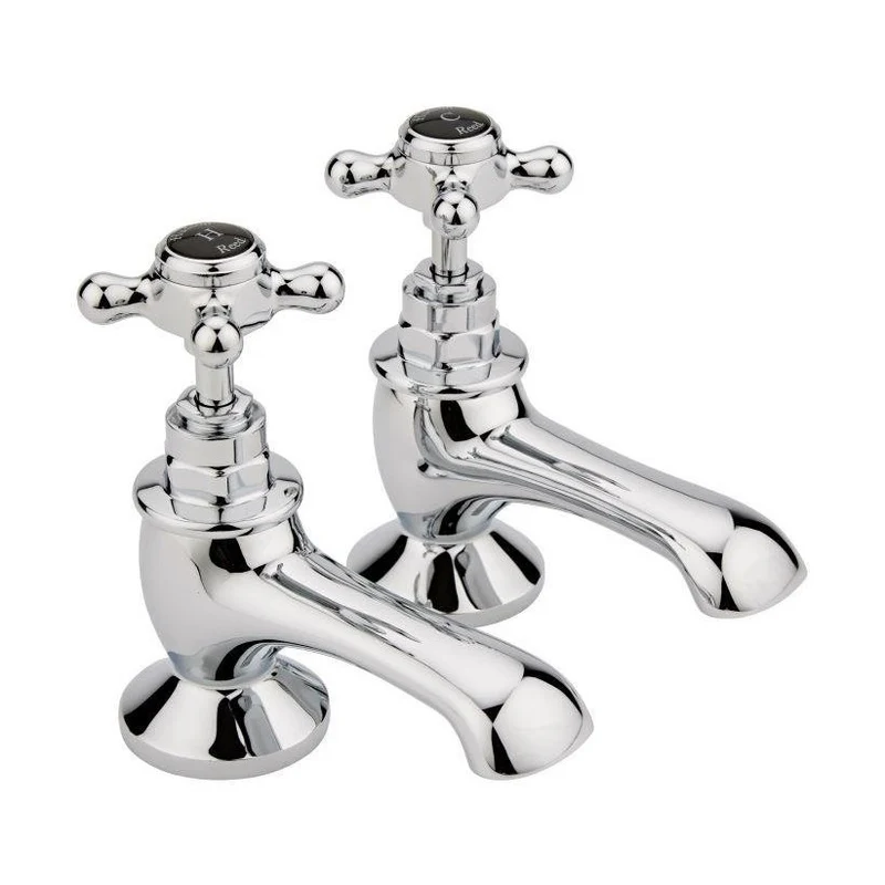 Hudson Reed Topaz Bath Taps Trad Chrome Brass 137x66x119mm - BC402HX