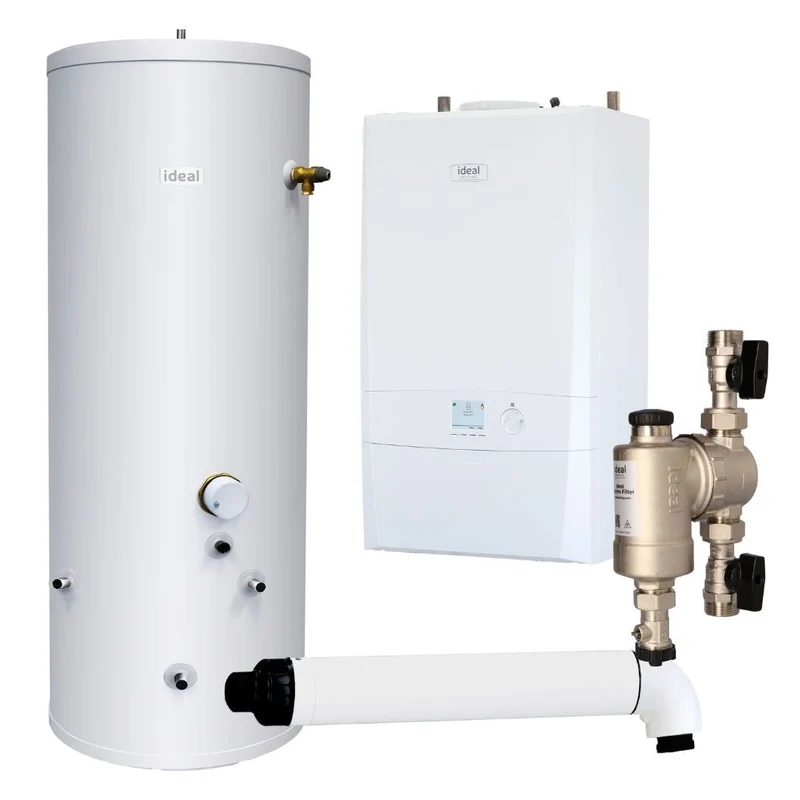 Ideal Heating Logic Max Heat2 18kW, Horizontal Flue & Pro Indirect Cylinder