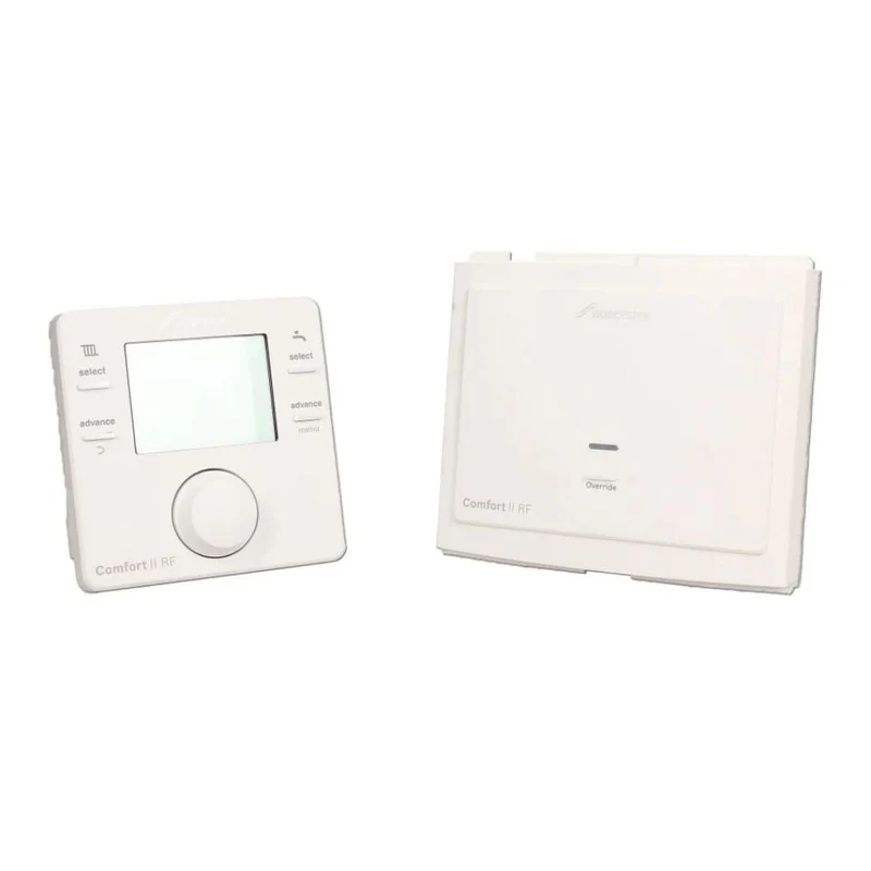 Worcester Comfort 2 RF Wireless Programmable Room Stat & Plug-in Receiver