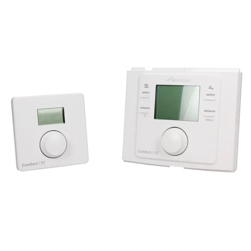 Worcester Comfort 1 RF Wireless Room Stat & Plug-in Twin Channel Programmer