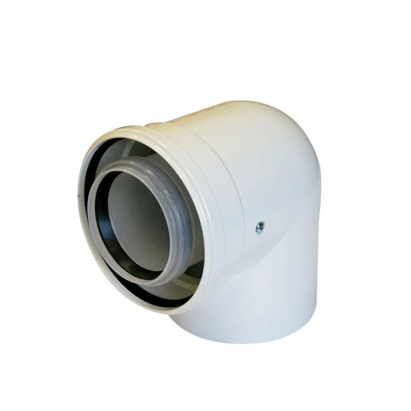 Worcester 80/125 90 Degree Flue Bend