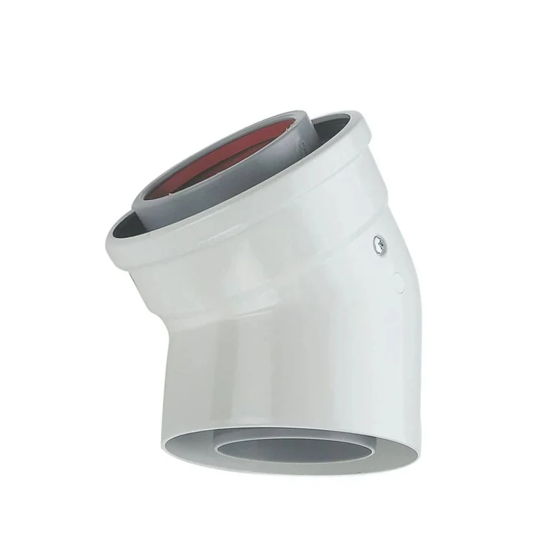 Worcester 80/125 45 Degree Flue Bend