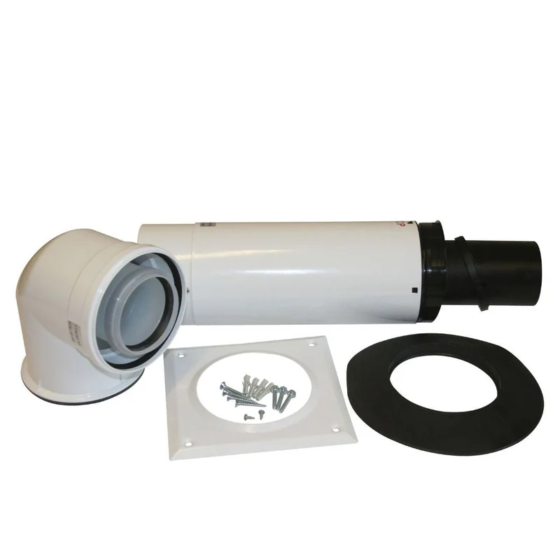 Worcester 80/125 405-600mm Telescopic Horizontal Flue