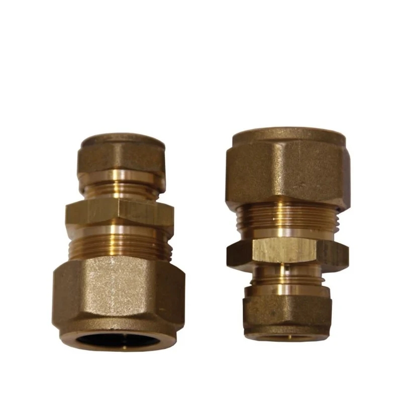 Grant Solar 15mm Connector Flex Pipe Compression Fitting (DN16) (2pc)