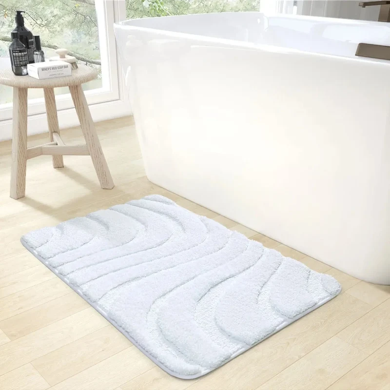 WhiteMath Badmat – Witte Douchemat met Antislip | Ymonde