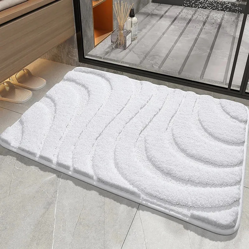 WhiteMath Badmat – Witte Douchemat met Antislip | Ymonde